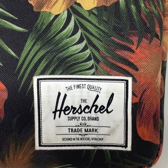 Herschel laptop computer case 14 in. floral black yellow red orange - Picture 2 of 6